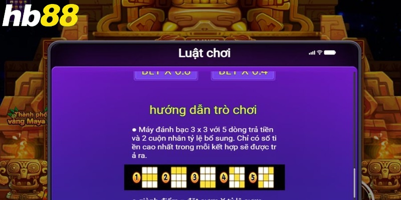 Luật chơi trong "Thành Phố Vàng Maya"